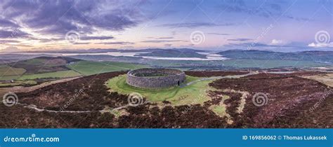 Grianan Of Aileach Ring Fort Donegal Ireland Stock Photo Image Of