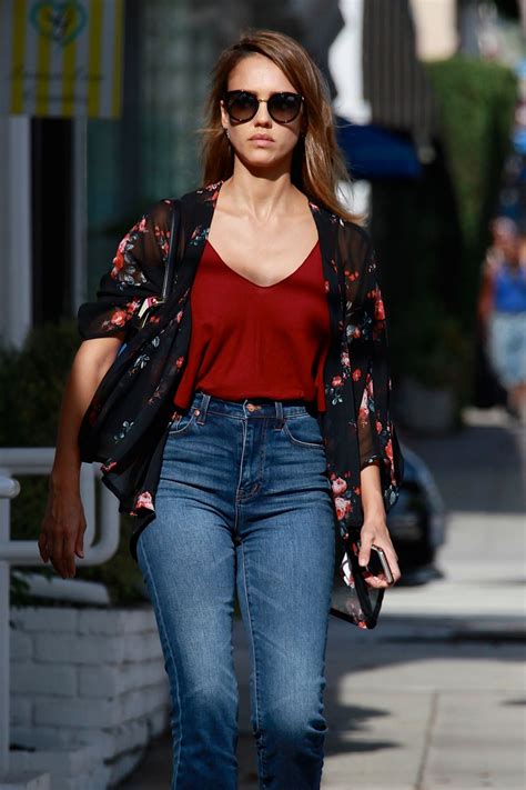 Jessica Alba In Jeans Out And About In Los Angeles 10142015 Hawtcelebs