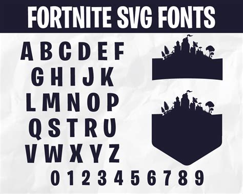 Every style of fornite logo font comprises its own versatile. Fortnite Bundle Fortnite Alphabet SvgFortnite Font | Etsy
