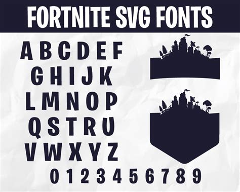 This mass brawl starts when players from all over the world jump out the flying bus and lands on an island that holds. Fortnite Bundle Fortnite Alphabet SvgFortnite Font | Etsy