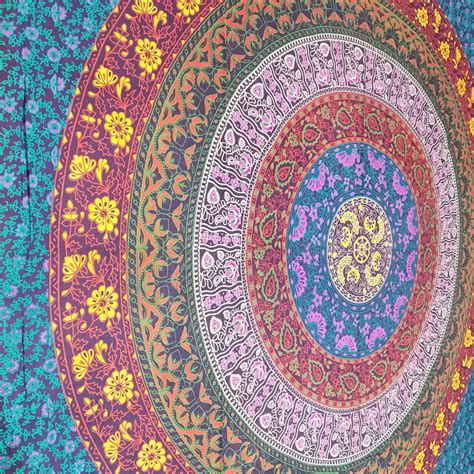 Free shipping on orders over $25 shipped by amazon. Multi Coloured Hippie Mandala Wall Tapestry Beach Sheet ...