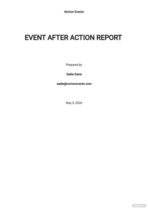5 Free Event Report Templates Edit And Download