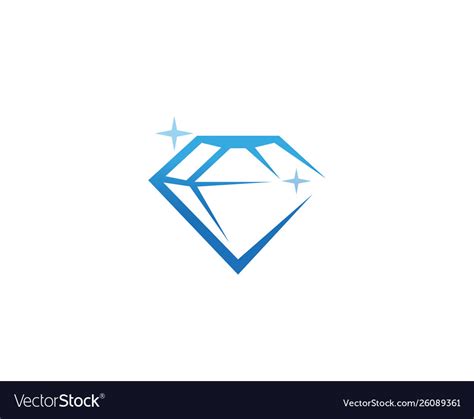 Creative Abstract Diamond Logo Design Symbol Vector Image