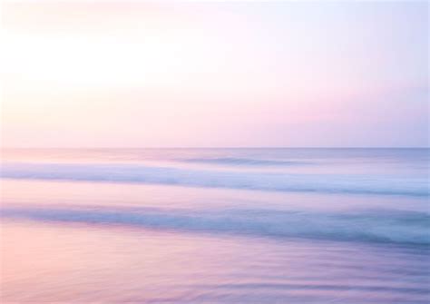 Sunset Beach Print Pastel Beach Photography Pastel Pink Wall Etsy