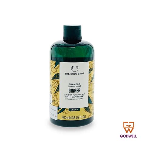 The Body Shop Ginger Anti Dandruff Shampoo 400ml Ship From Godwell Hong Kong Shopee Malaysia