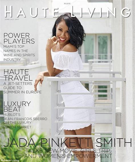 Jada Pinkett Smith Wears Silver And Celebrates Haute Living Cover
