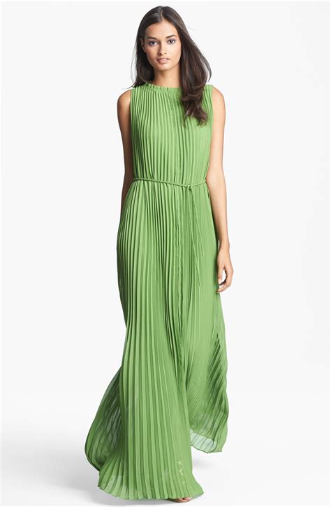 Long Pleated Dress Cocktail Dresses 2016