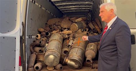 Police Hundreds Of Thousands Of Stolen Catalytic Converters Seized In