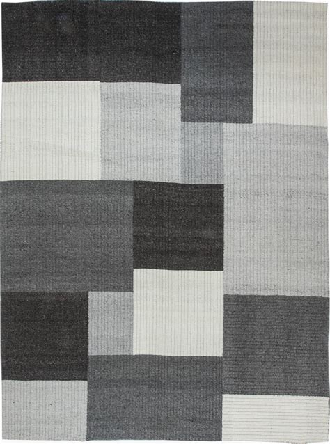 Doris Leslie Blau Collection Modern Geometric Gray White And Black
