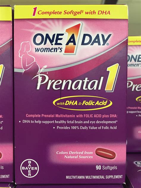 One A Day Womens Prenatal 1 Multivitamins Harvey Costco