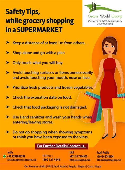Safety Tipswhile Grocery Shopping In A Super Market Gwg