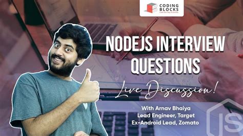 Nodejs Interview Questions L Live Discussion With Arnav Gupta