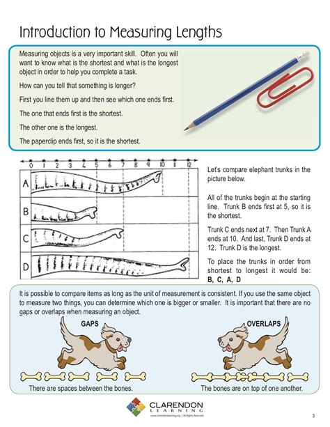 Measuring Lengths Lesson Plan Clarendon Learning