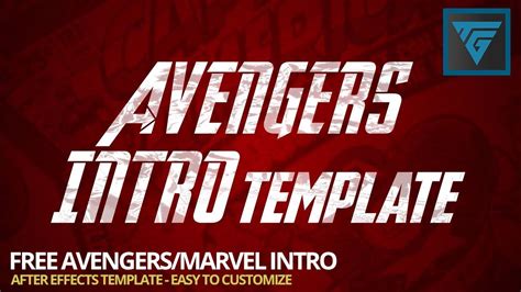 FREE Avengers/MARVEL Intro Template - After Effects - Link in