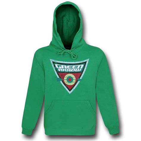 Green Arrow Brave And Bold Symbol Pullover Hoodie
