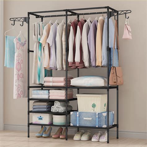 By nml235l in living organizing. Metal Clothes Rack Multi-layer Garment Rack Clothes ...