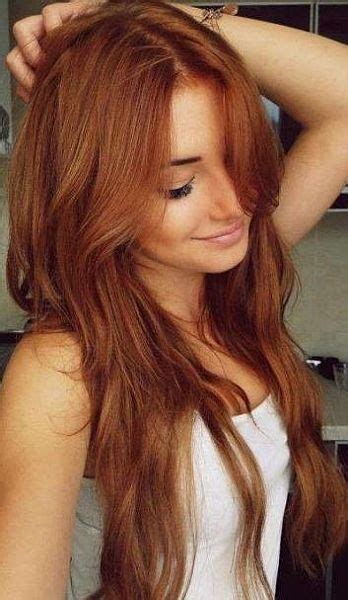Golden Red Hair Color Hair Styles Long Hair Styles Auburn Hair