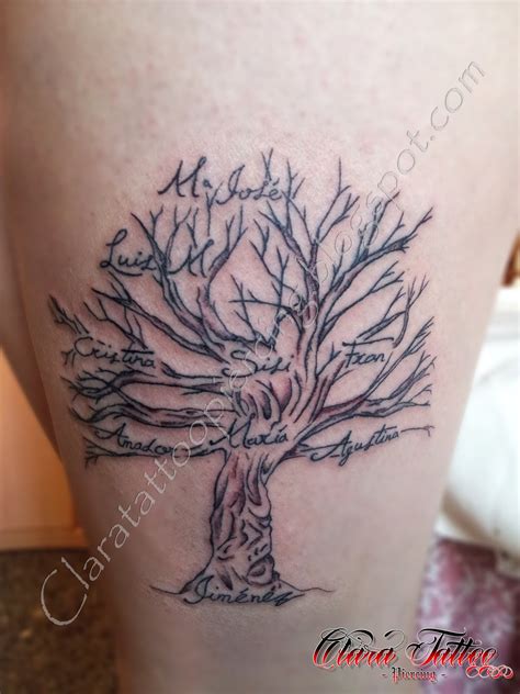 Clara Tattoo Piercing Tattoo árbol genealógico