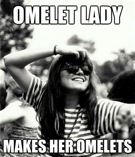 omelet lady makes her omelets georgetown hipster quickmeme