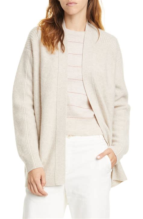 Vince Ribbed Wool And Cashmere Cardigan Nordstrom Cashmere Cardigan