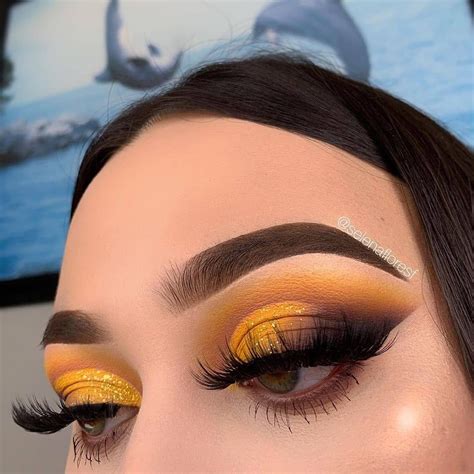 Yellow And Black Eye Makeup