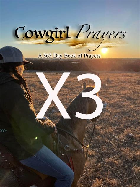 Cowgirl Prayers Paperback Book X3 Paypal
