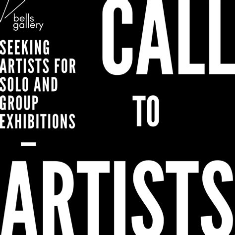 Calling All Artists The Bells Gallery