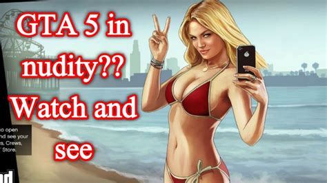 GTA Have Nudity In Game Also In Action Mode Live Straming YouTube