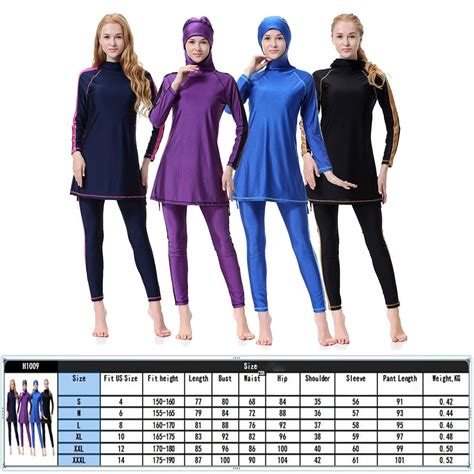 Yeesam Muslim Swimwear Swimming Costume For Women Girls Rash Guard Long