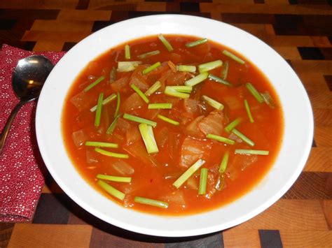 Low Carb Kimchi Daikon Radish Soup Diabetic Chef S Recipes