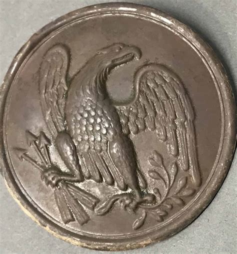 Original Outstanding Civil War Excavated Relic Us Eagle Breast Plate