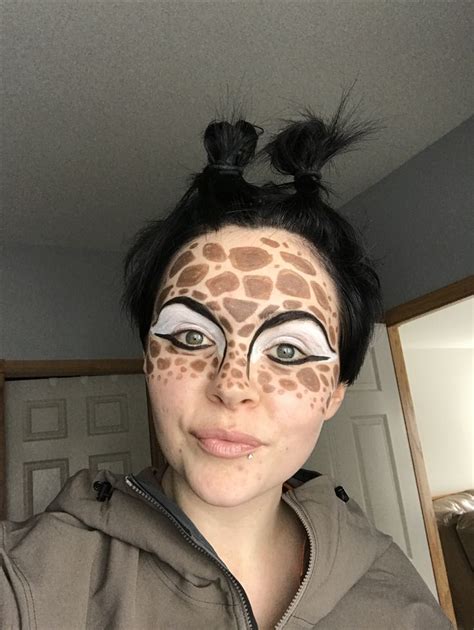 Giraffe Makeup Using All Younique Animal Makeup