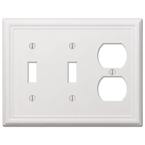 Chelsea Collection Double Toggle Single Duplex Combo Wallplate In