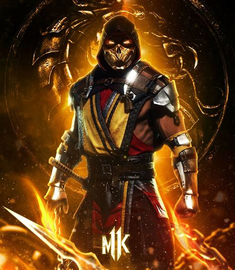 Mortal Kombat 2021 Scorpion Poster Print Poster 20x30 Ebay