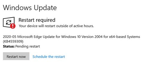 Windows 10 Microsoft Edge Update Kb4559309