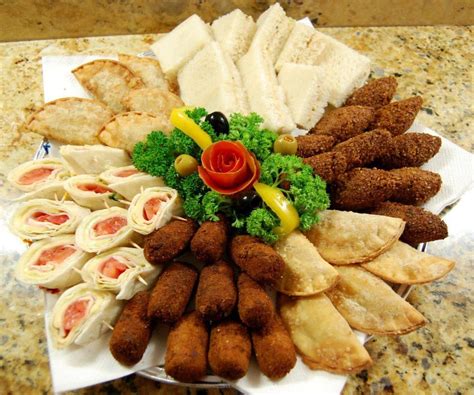 Typical Dominican Appetizer Platter Clockwise From Top Center