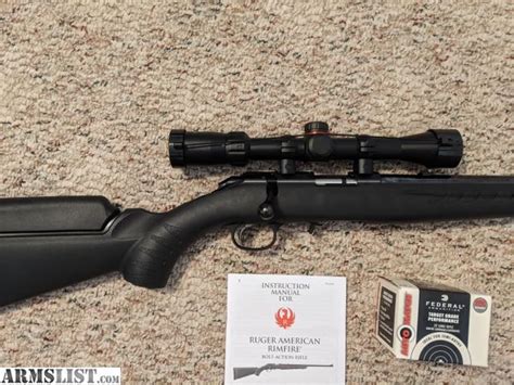 Armslist For Sale Ruger American Rimfire Black Synthetic 22lr 18