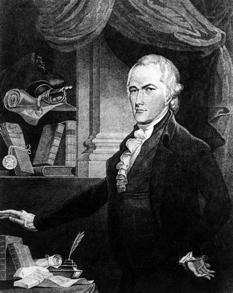 Alexander Hamilton N1755 1804 American Lawyer And Statesman Engraving By William Rollinson