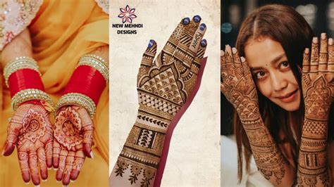 Neha Kakkar Wedding Mehndi Designs Video Neha Kakkar Mehndi Design Neha Kakkar Backhand Mehndi