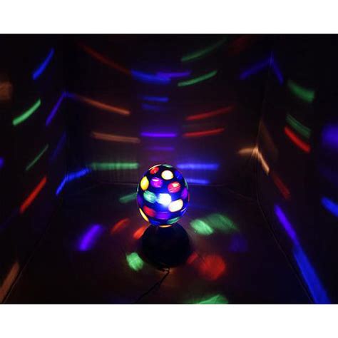 Lightahead 6 Inch 360 Degree Rotating Led Disco Ball Light With Ul Ada