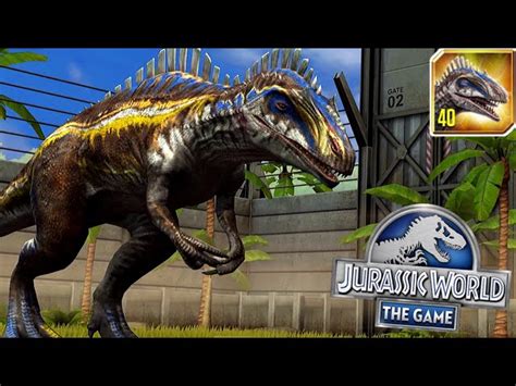 Jurassic World The Game Ep366 Acrocanthosaurus Lv Max