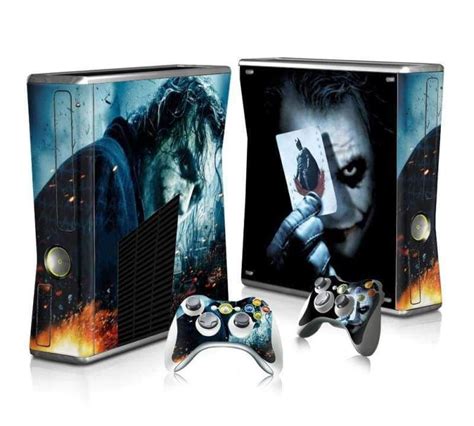 The Joker Xbox 360 Skin For Xbox 360 Slim Console And Controllers In