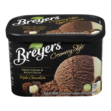 Breyers Breyers Creamery Style Triple Chocolate Ice Cream Walmart Canada
