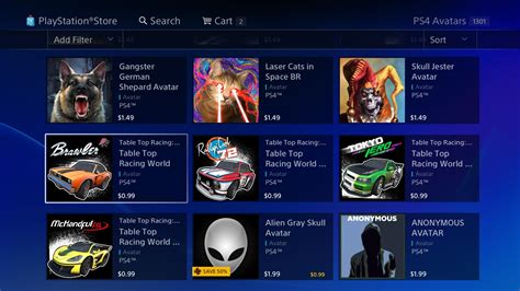 Filtering Through The Hundreds Of Awful Ps4 Avatars And Themes Neogaf