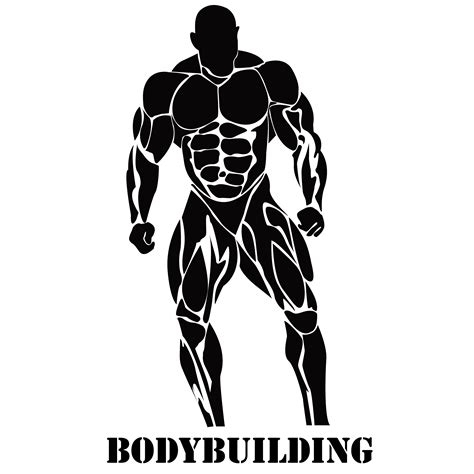 Bodybuilding Vector Fitness Custom Designed Illustrations