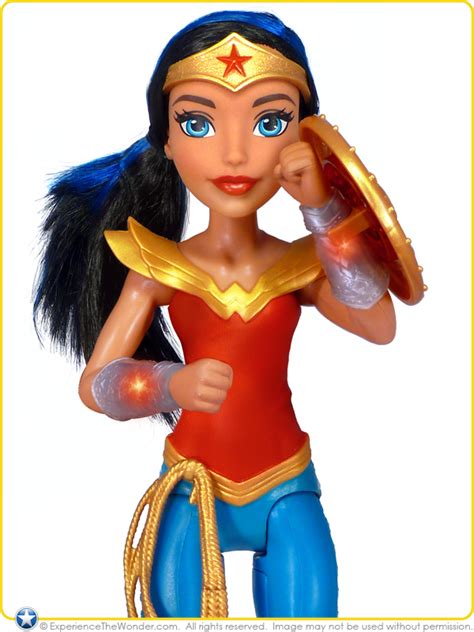 mattel dc comics dc super hero girls power feature action doll wonder woman