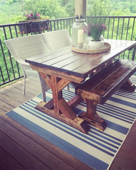 Outdoor Dining Table Shanty 2 Chic