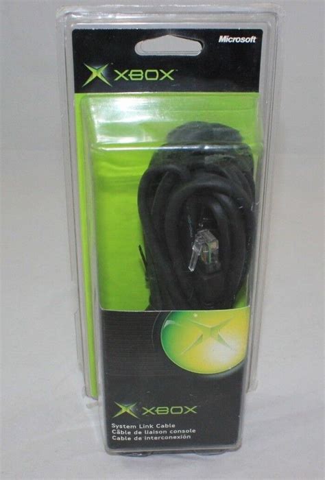 Xbox Oem Official Product System Link Cable Brand New Ebay