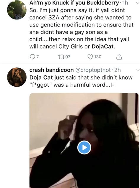 Doja Cat Responds Back After Getting Cancelled On Twitter For Using The