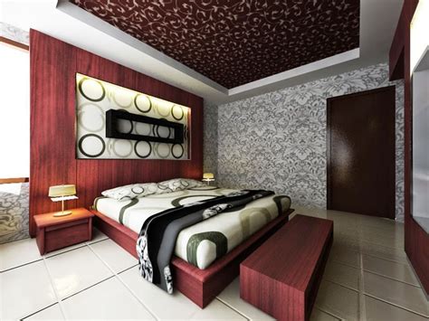 You can easily pair up several different kinds of red to create this photo features tones in brown and cream. 25 Comfortable Minimalist Bedroom Design Ideas For Married ...